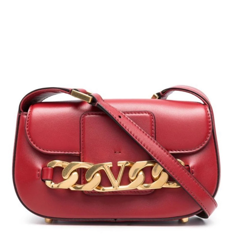 Valentino Garavani VLogo Chain Small Calfskin
Shoulder Bag